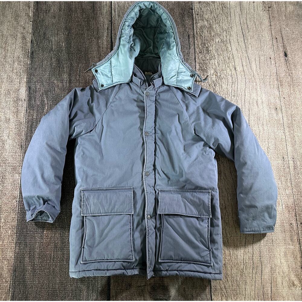 Vintage USPS Parka Hooded Jacket Insulated Coat Blue Uniform, PK-1456 PG-1451